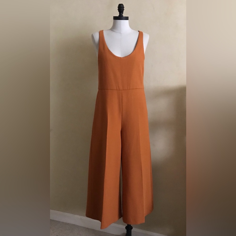 Zara Trafaluc Terracotta Color Jumpsuit - Picture 4 of 8